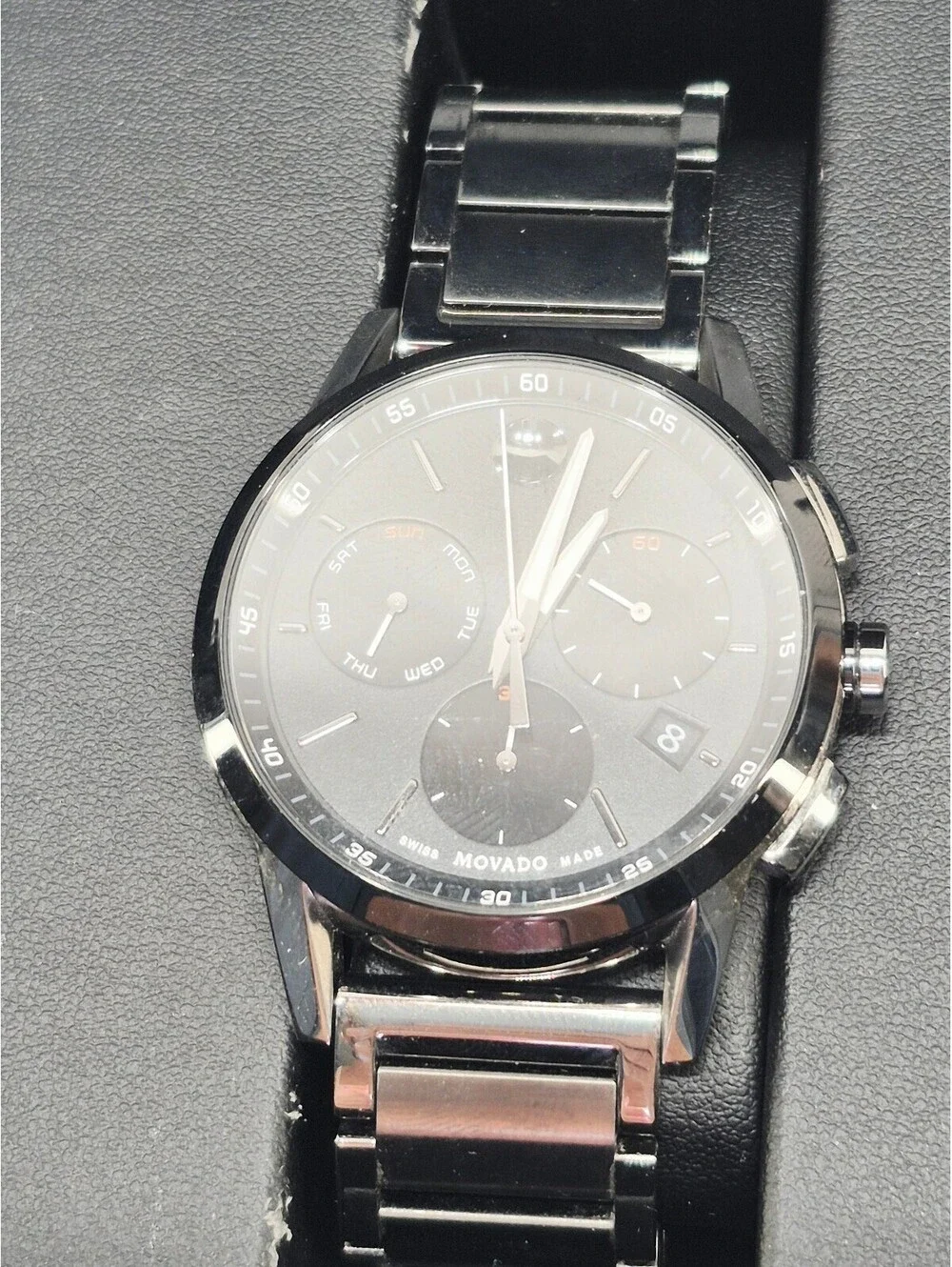 Movado Museum Sport Chronograph Men's Watch (Model: 0607558)NIB $1348